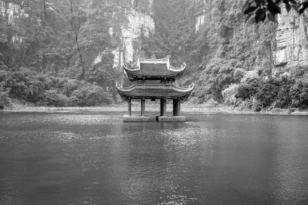 Écho dans le lac de jade
