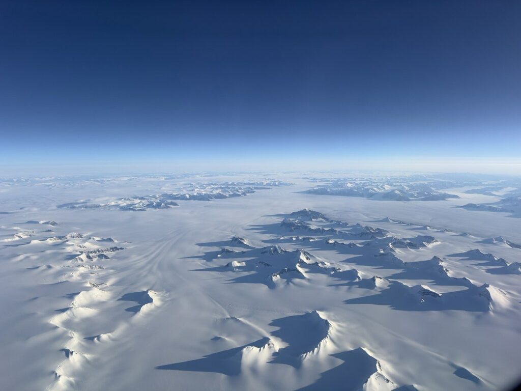 Au-dessus du Groenland, vu avion